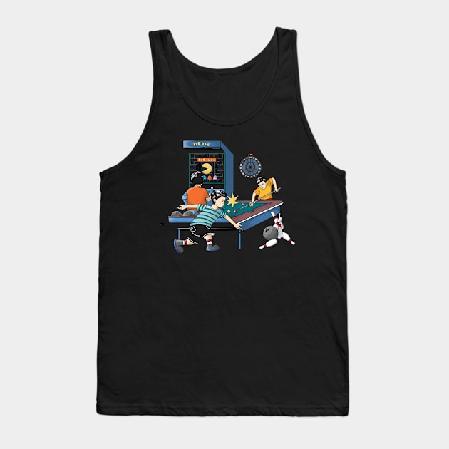 Kids Palying Game Tank Top by Merchsides